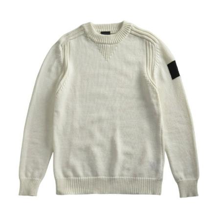 Outhere, Round-neck Knitwear Wit, Heren, Maat:S