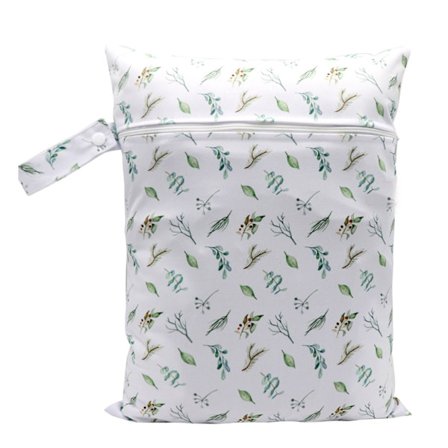 Tegneserietrykk Baby bleieveske Vanntett Våttørr Bleie Glidelås Håndveske Stor kapasitetsveske for barnevogn og reise Slitesterk