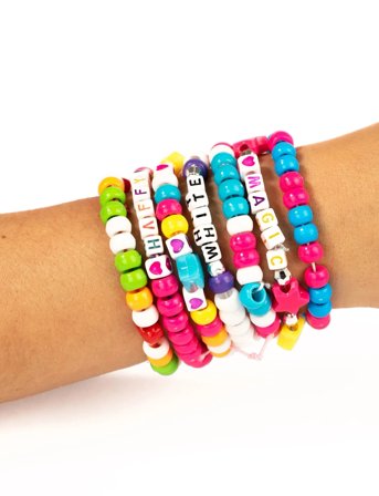 Toyrock Beads Set 800Pcs Jewellery Design - Multi/patterned - ONE SIZE