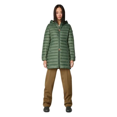 Save The Duck, Down Coats Groen, Dames, Maat:M