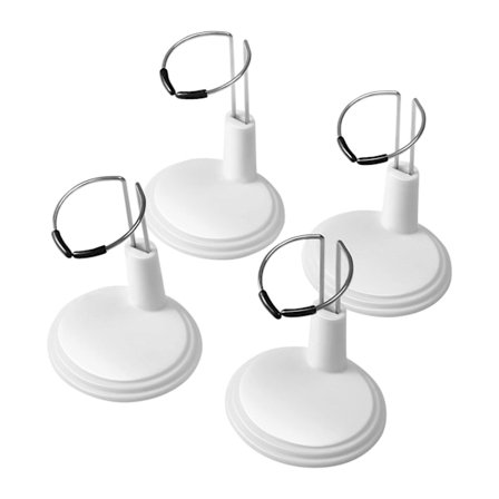 4 stk Dukke Stativ Støtte Dukke Visning Holder Actionfigurer Stativ Dukke Tilbehør Baby Jenter Gave