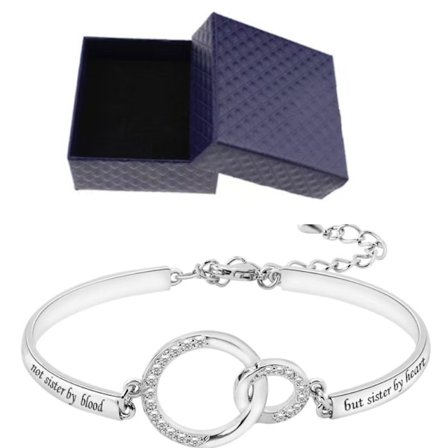 Parhaat ystävät -rannekoru BFF-korut Rannekorut Sydän sydämellä Sisarrusrannekoru Ystävyyslahjat tyylikkäällä lahjapakkauksella