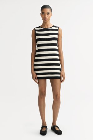 Soft Goat - Mini Dress - Kleid aus Kaschmir - XL - Striped