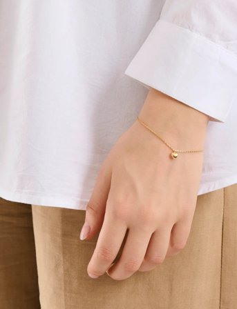 Pernille Corydon Love Bracelet - Gold - ONE SIZE