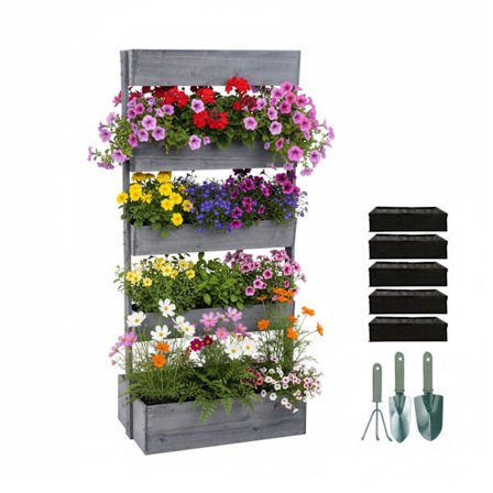 Etagebeholder til krydderurter, grøntsager og blomster