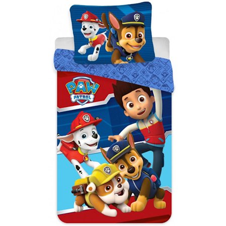 Sängkläder för barn Paw Patrol mikrofiber bäddset 140×200 cm, 70×90 cm