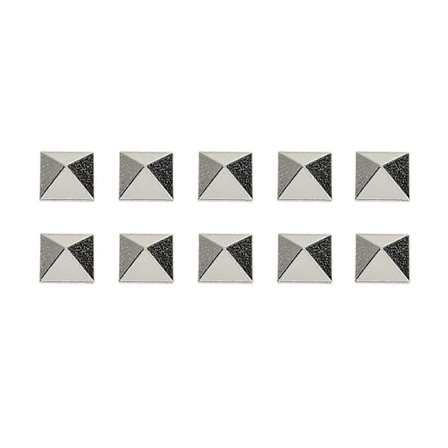 10 stk Snowboard Stomp Pads Sink-legering Pyramid Studs Anti-Skli Ski Snowboard Grip Stomp Matte for Vinteridrett