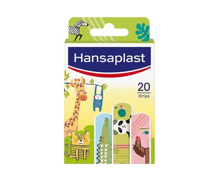 Hansaplast Animal Plasters Strips M/Dyr 20 stk, Medicin & Pleje, Sårplastre, Børneplastre