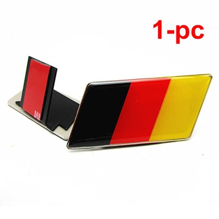 Yleiskäyttöinen auton tarra Saksan lipun tunnusmerkillä, symboli Deutsch etupuskurin säleikkö Auton tarra Scirocco GOLF 7 Golf 6~01363