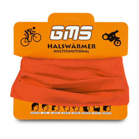 Nekwarmer GMS Cotton Oranje Onesize