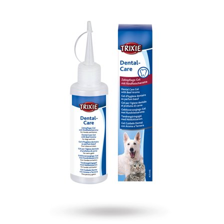 Trixie - Dental Care Gel with Beef Aroma - Markeringsbeskyttelse, Tispetruse, Hjemmeapotek på Doggie.no