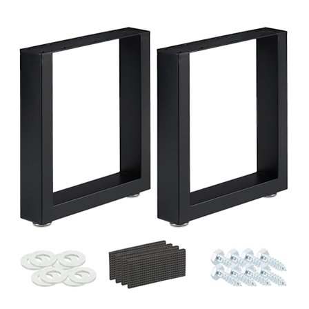 sæt med 2 bordløbere sort