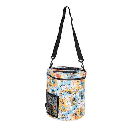 Stickning Väska Stor Kapacitet Bärbar Lätt Enkelt Bär Enkel Praktisk Garn Förvaringsväskor för Virknålar Igelkott Hjälte Pack