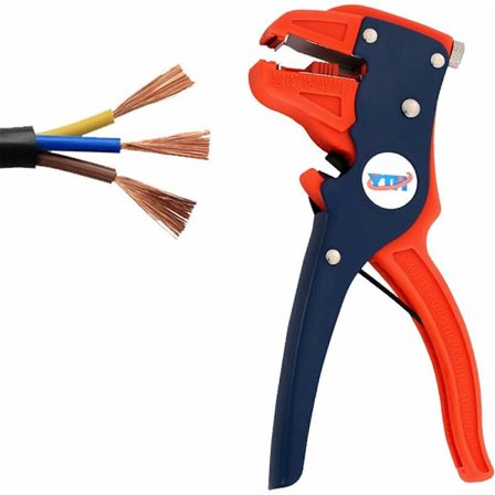 Kabelafisoleringsværktøj, selvadjusterende kabelafisolering, automatisk justerbar kabelafisoleringsværktøj, kombination af afisolering og 