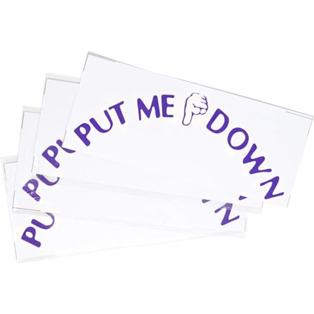 4 sett med morsomme, vanntette og avtagbare toalettsete-klistremerker DXGHC