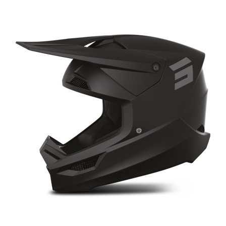 Motokrosová Helma Shot Furious Solid Černá L