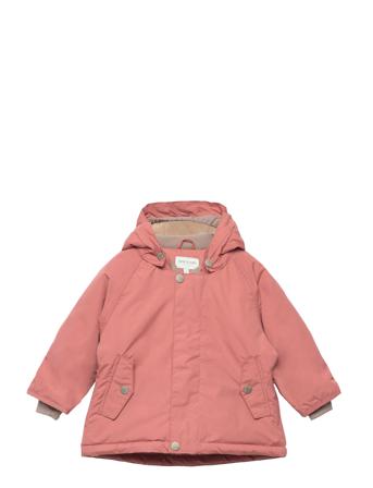 Wally Winter Jacket Outerwear Shell Clothing Shell Jacket Vaaleanpunainen Mini A Ture