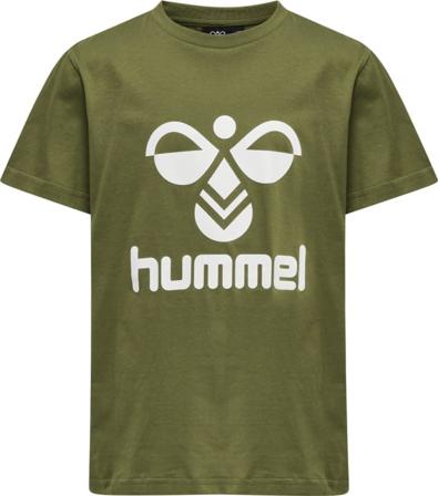 Hummel Kids' hmlTRES T-Shirt Short Sleeve Children short-sleeved sweaters Green 164