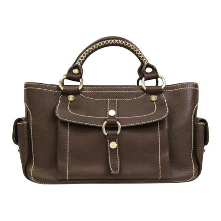 Celine Vintage HandTass , Bruin , Dames , Maat: ONE Size Vintage Tassen