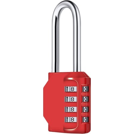 Lang kombinasjonslås, vanntett 4-sifret kombinasjonslås, W