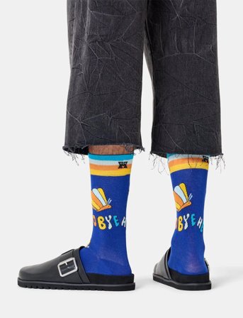 Happy Socks The Beatles Hello Goodbye Sock - Blue - 36-40