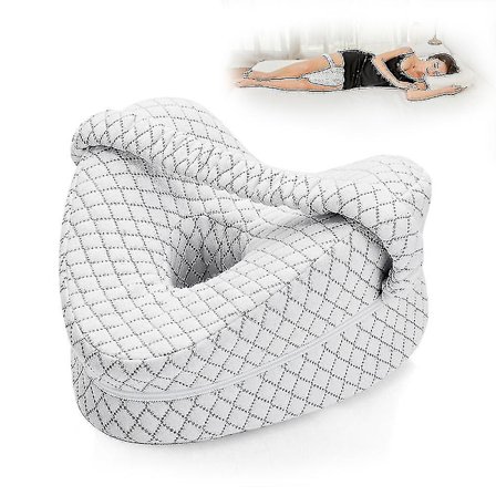 Sydämenmuotoinen ortopedinen tyyny jaloille, kiilatyyny polvituella, iskiaspadjat, vartalotyyny - yvan [DB]