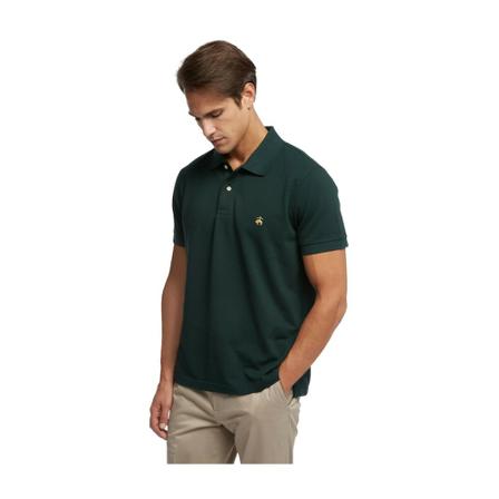 Brooks Brothers Slim-fit Short Sleeves Pique Polo Shirt Grøn, Herre