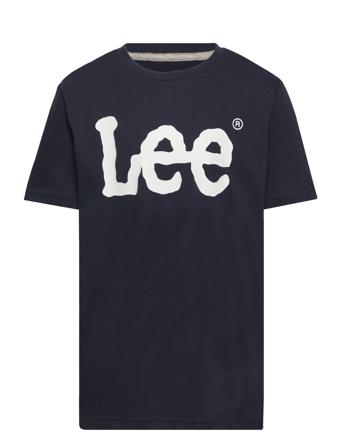 Wobbly Graphic T-Shirt T-shirts Short-sleeved Marineblå Lee Jeans*Betinget Tilbud