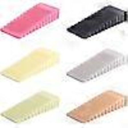 Dørstopper i gummi, sklisikker dørstopper, dørkile for innendørs bad, skap, kjøkken, barnerom