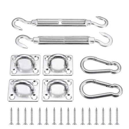 Kraftigt Markisfäste för Solsegelsinstallation med Rostfri Stålutrustning