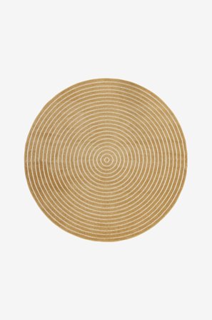 KM Home - Flatvevd teppe Hawaii - Gul - Glattvevde tepper - 200 - Fra Homeroom