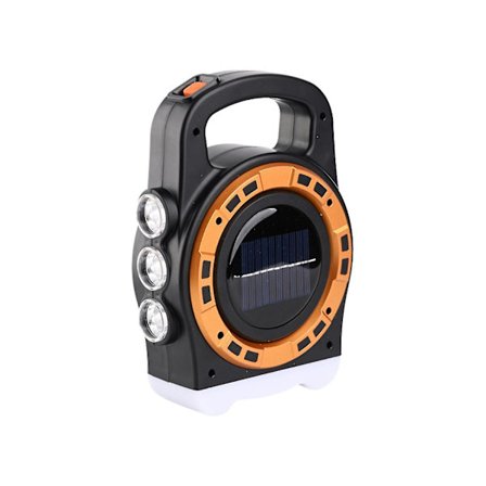 Solcelled LED Lanterne Fakkel Lampe USB Genopladelig Campingtelt Lys Udendørs Vandreture
