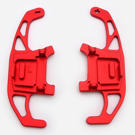 2 st Rattväxelspakar förlängningar kompatibla VW Golf GTI R R-line GTD GT