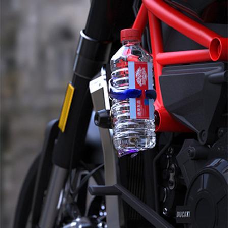 Motorcykel Flaskeholder Foldbar Stabil Slidstærk Letvægts ABS Cykel Motorcykel Kopbeslag Ti Farve