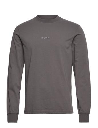 Casual Tee Long Sleeve T-shirts Long-sleeved Brun HAN Kjøbenhavn