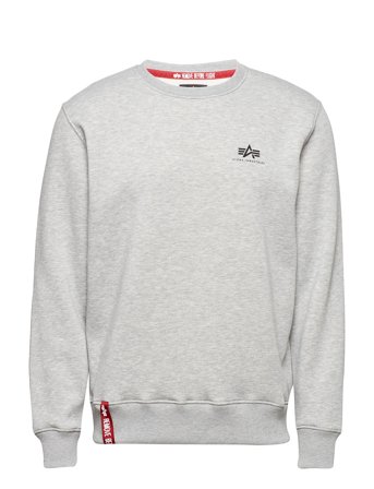 Basic Sweater Small Logo Grey Alpha Industries