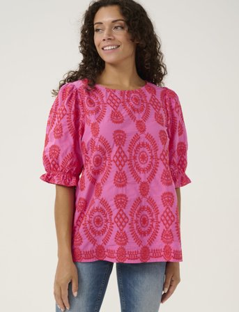 Culture Cutia Aidy Blouse - Pink - XL