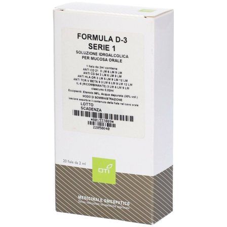 Oti Formula D-3 Serie 1 Soluzione Idroalcolica 20 Fiale 2ml