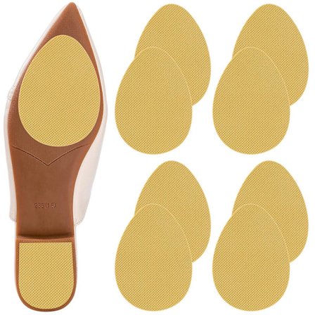 4 par skridsikre skosåler, selvklæbende skridsikre sålbeskytter, silikone skridsikre skogrebs til høje hæle