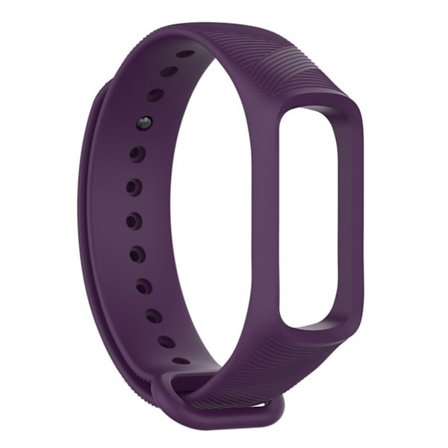 Samsung Galaxy Fit e twill design silikoni ranneke - Tumma Violetti