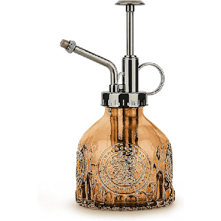 Vannkanne Europeisk Vannkanne i Preget og Håndpresset Glass (Brun)