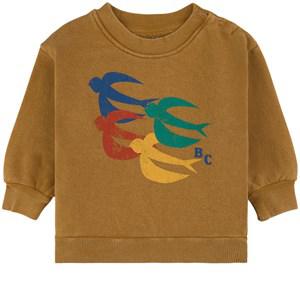 Kids - Bobo Choses Curry Flying Birds Sweatshirt 3-6 Months - Jumpers and knitwear - 3-6 months - Brown
