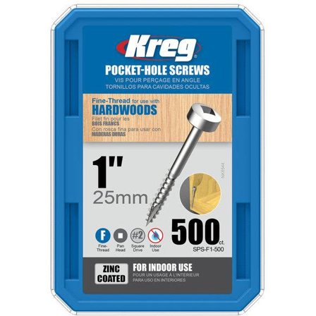 Kreg SPS-F1-500 Skruv 25 mm 500-pack, Infästning