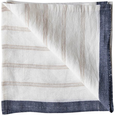 Tell me more Maya lautasliina 50x50 cm, natural stripe