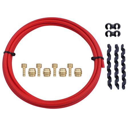 Sykkel Hydraulisk Bremse Slange Sett 3000mm for BH59 BH90 Avid System, Inkludert Sykkel Bremse Oliven Koblingssett, Svart