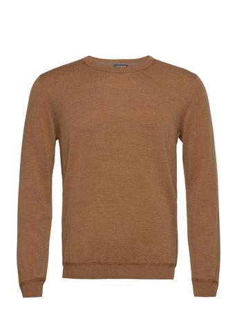 Sweaters Strikkegenser M. Rund Krage Brun Esprit Collection