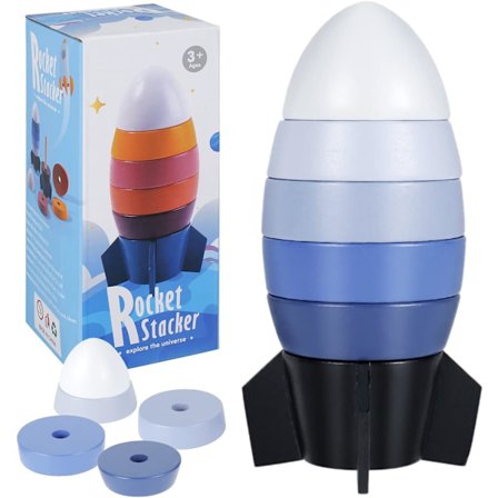 Raket leksaksskyttare för barn presenter för 2 3 4 5 år gamla flickor pojkar, roliga utomhus trädgårdsspel