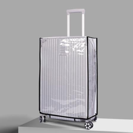 Fuldt gennemsigtigt bagagebeskyttercover Kuffertbeskyttercov 24inch