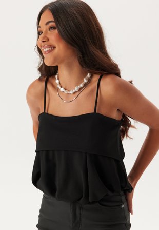 BUBBLEROOM-Balloon Strap Top-L