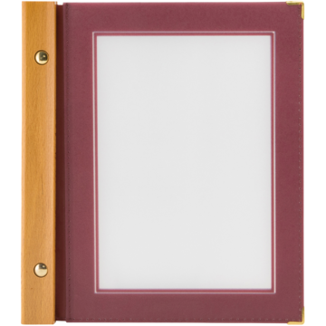 Menypärm Securit Trä A5